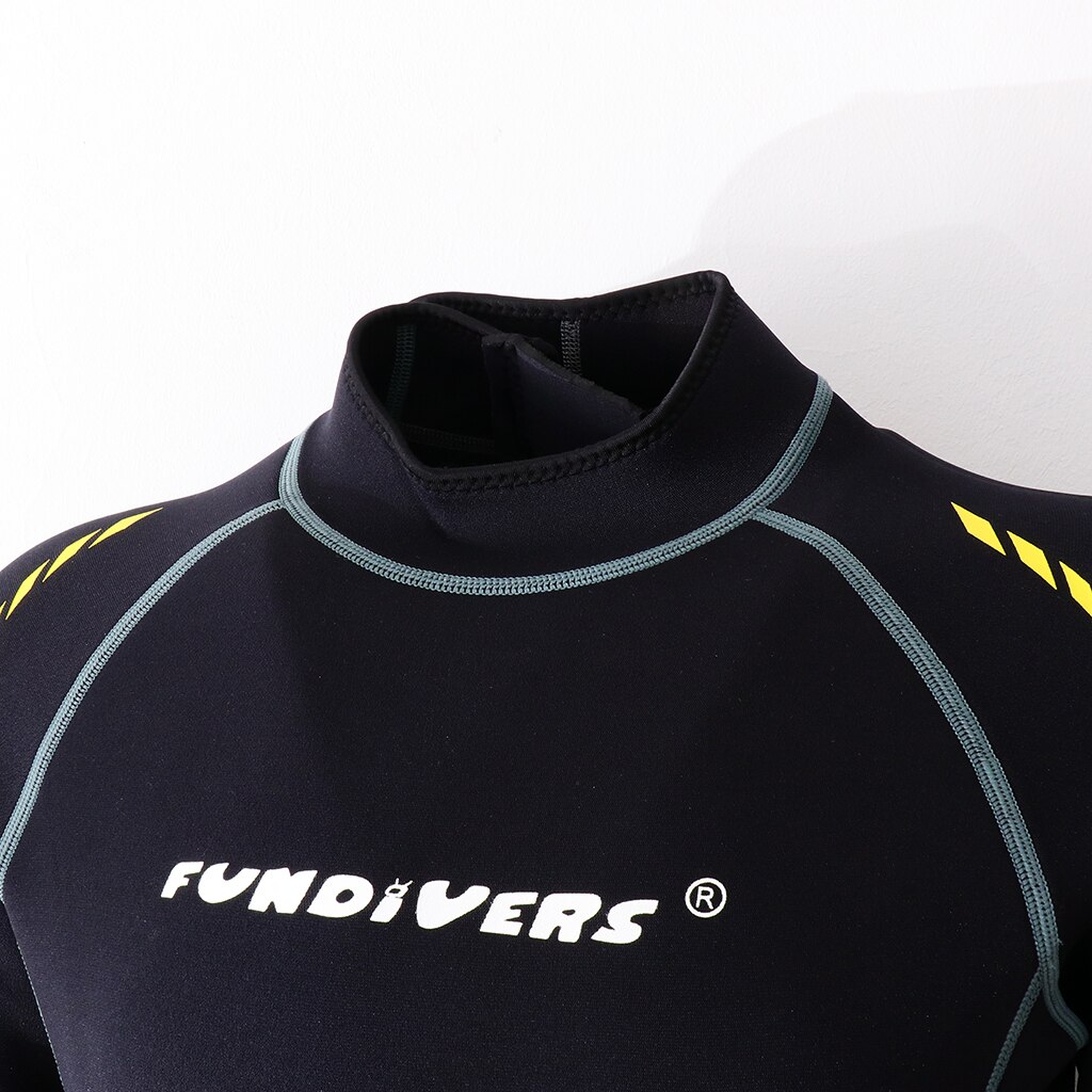 Full-body Men Wetsuits 3mm Skins Diving Suit Breathable Surfing Swimming Longsleeve For Diving Snorkeling & Swimming Black