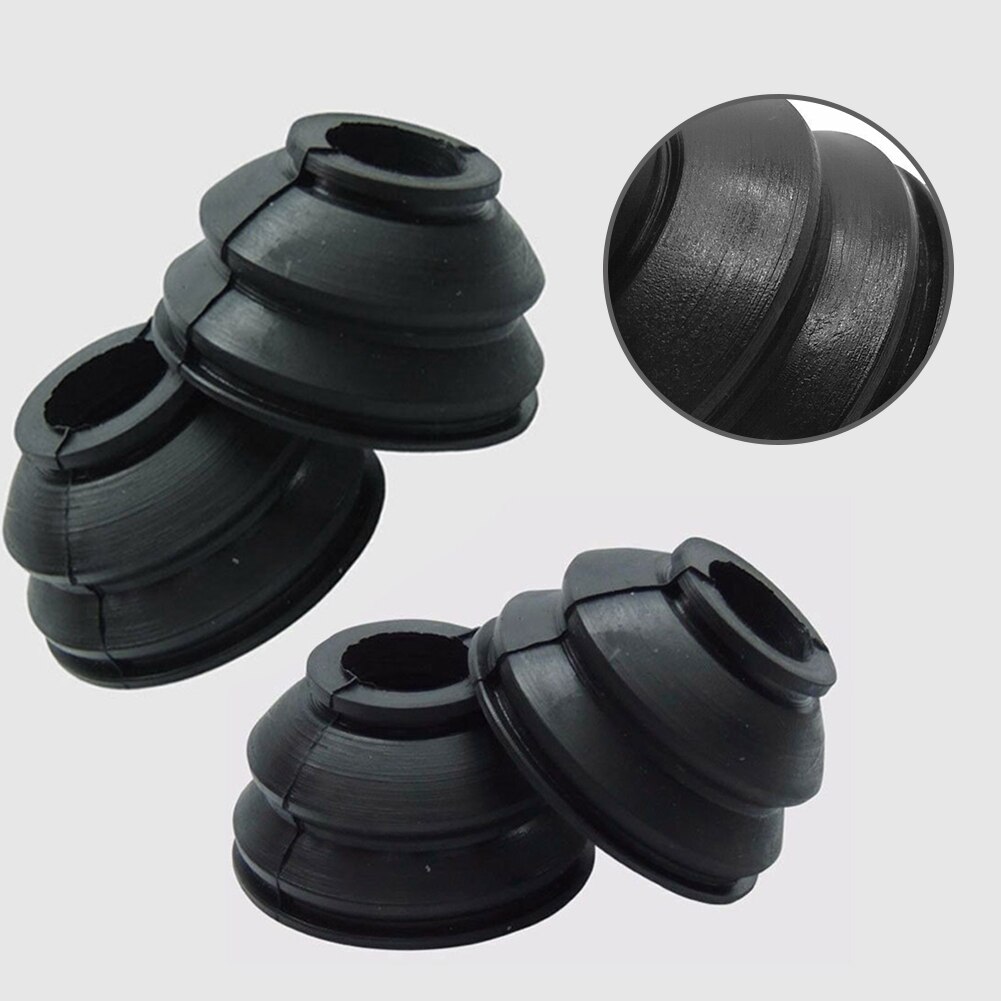 4Pcs Universal Rubber Ball Joint Rubber Dust Boot Covers Track Rod End Set Kit Car &amp; Truck Part Brand