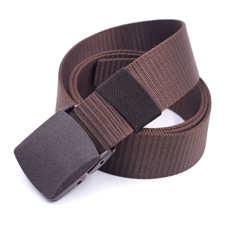 Beste Ybt Unisex Riem Nylon Plastic Glad Gesp Vrou... – Grandado