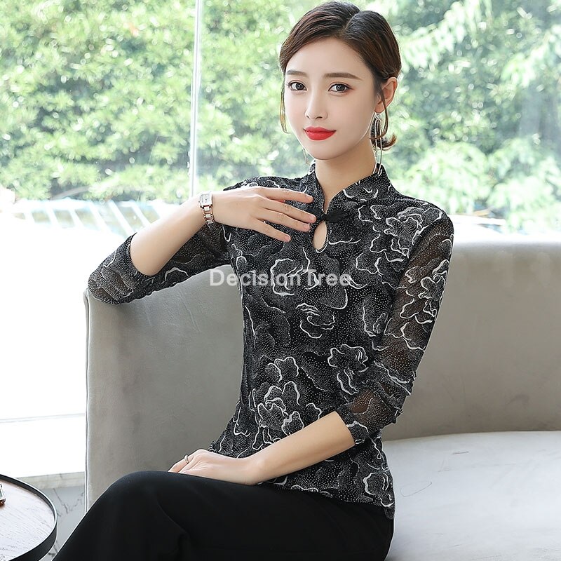 SXTYYH Ao Dai Vietnam Kleid - Traditionelles Chinesisches Qipao Für Damen In Grün