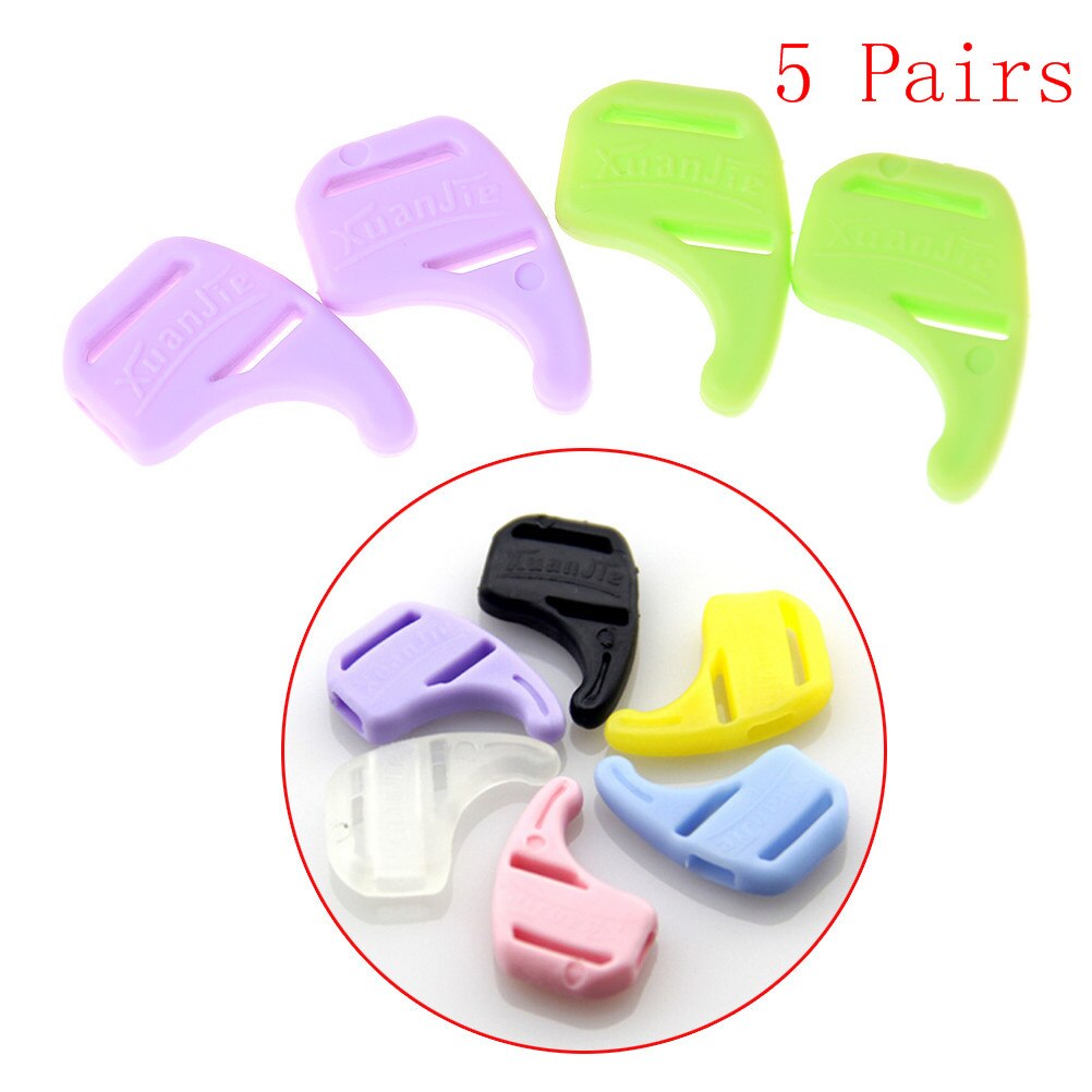 5 Pairs Eyeglasse Retainer Brillen Oor Lock Anti Slip Kids Siliconen Reading Bril Zonnebril Tip Ear Haken Grip houder