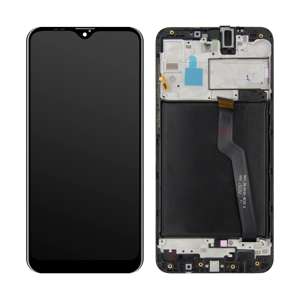 Voor Samsung Galaxy A10 A105 A105F A105M SM-A105F Lcd Touch Screen Digitizer Glas Montage Met Frame