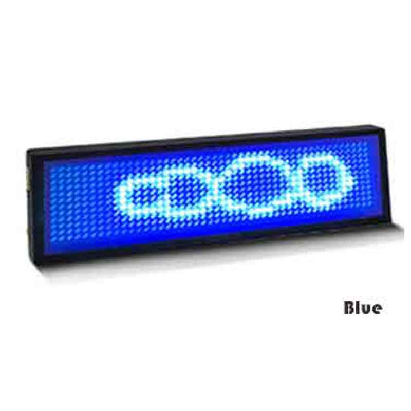 LED Name Tag Badge Module Rechargeable Bluetooth capable LED Mini Display Breastpiece DIY Programmable Scrolling Message: 350W