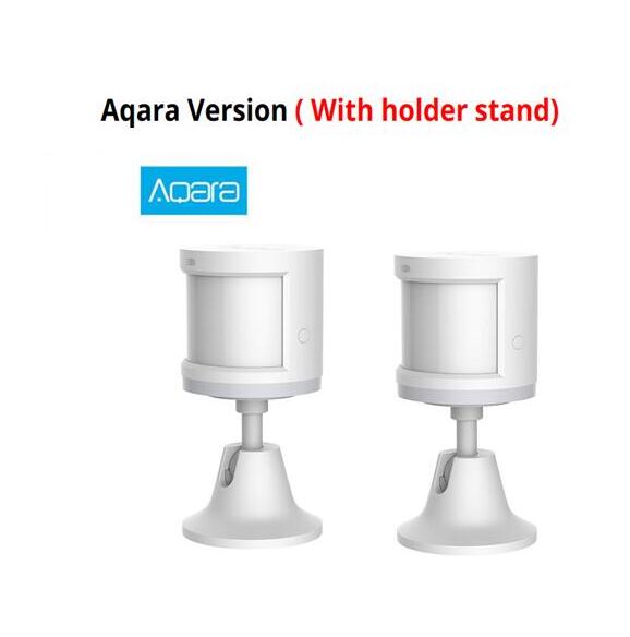 Aqara Menselijk Lichaam Sensor Smart Body Beweging Motion Sensor Zigbee Verbinding Houder Stand Mi Thuis App Homekit Via Android & ios: 2pcs Aqara version