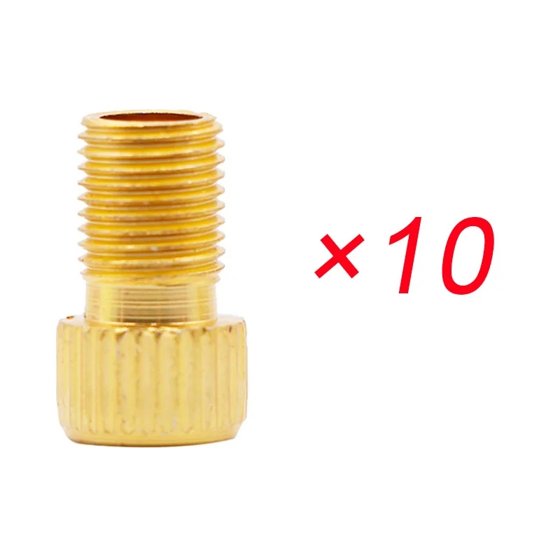 5/10 Pcs Bike Valve Adapter Presta To Schrader Tire Tube Transfer Valve Converter French Valve Adapter MTB Bicycle Accessories: WHITE