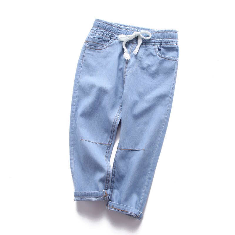Jeans de Cowboy pour bébés filles | Vêtements en Denim, taille élastique, pour enfants de 2-3-4-5-6 ans,: Light blue 2 / 24M