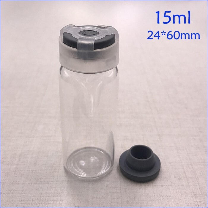 Transparent Essential Oil Bottle Thin Glass Small transparent Perfume Oil Vials Sample Test Bottle lab Sample Bottle with cover