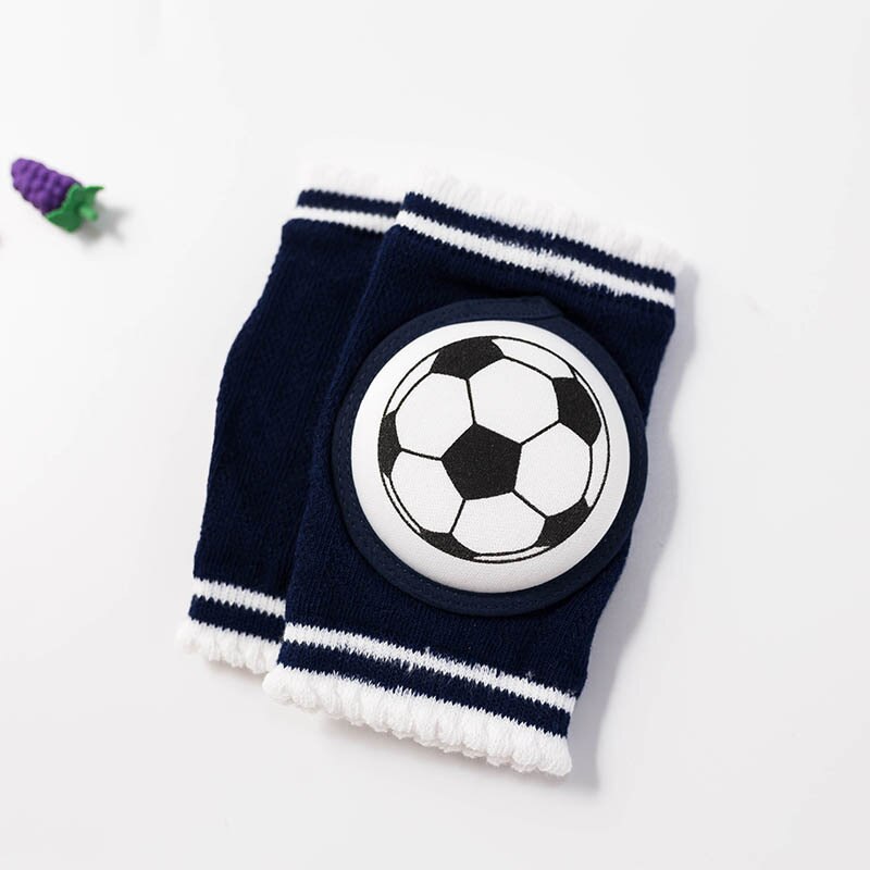 Kids Meisje Jongen Kruipen Elleboog Zuigelingen Peuters Baby Mesh Knie Pads Protector Veiligheid Katoen Knie Pad Baby Anti-Fall beenwarmers: navy