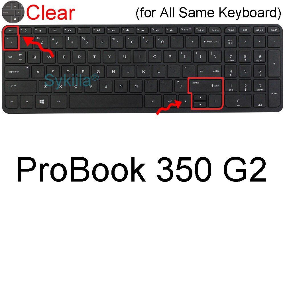 Tastatur Abdeckung für HP ProBook 470 G5 470 G4 470 G3 470 G2 470 G1 G8 G7 G6 15 15,6 Laptop Zubehör Schutz Haut fallen Silizium: klar 2015