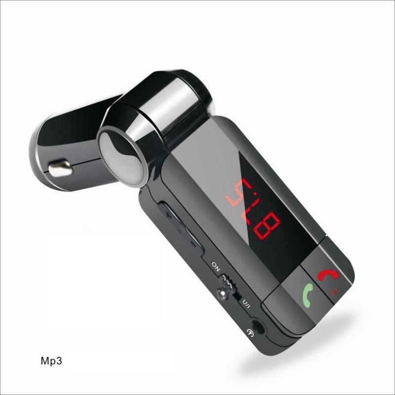 Auto  mp3 soitin bluetooth handsfree puhelin 12v auton tupakansytytin fm käynnistä u levy musiikki usb laturi aux tulo: Mp3 ( ei lahjoja)