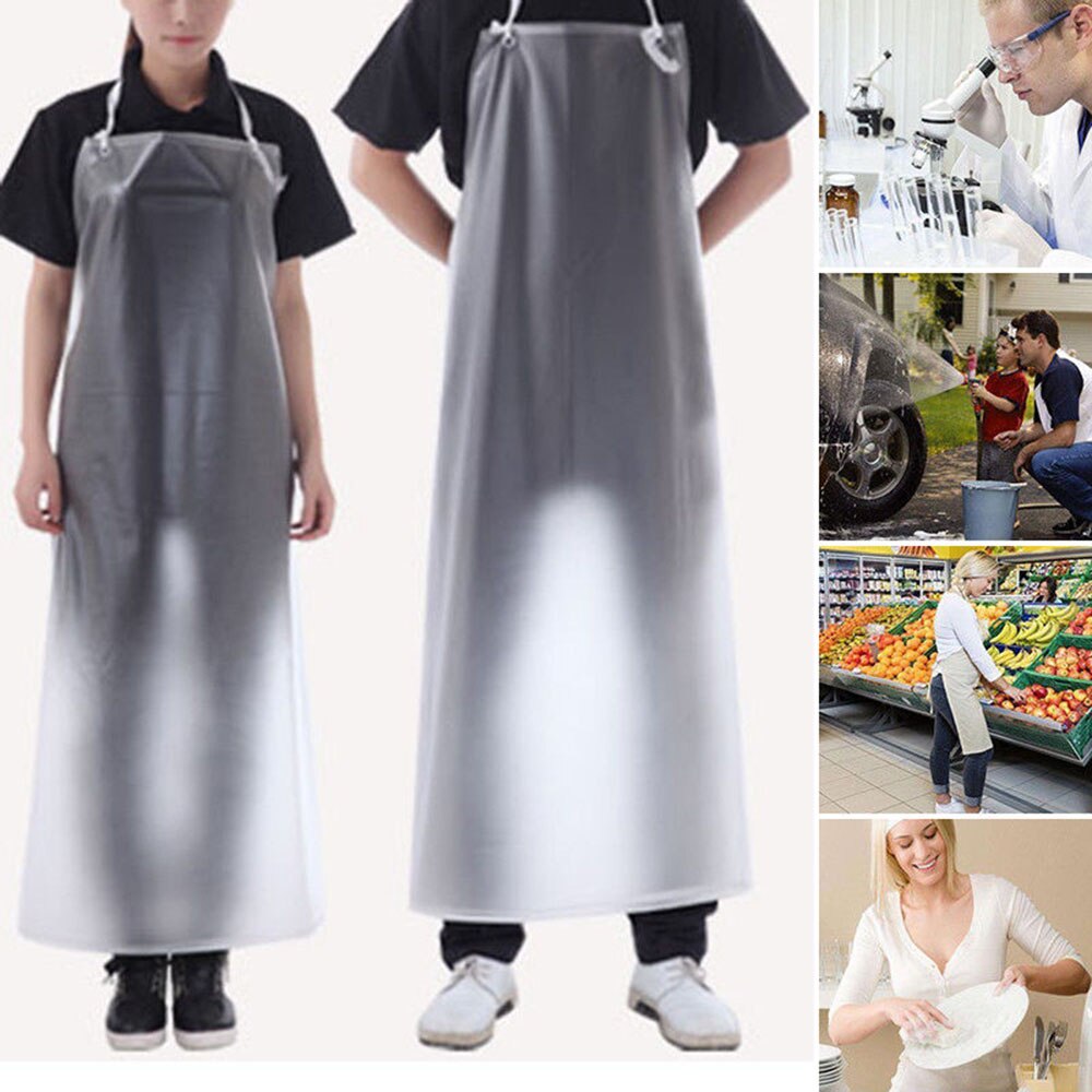Waterproof Transparent PVC Apron Cooking Kitchen Accessories Housework Restaurant Butcher Clean For Men Women