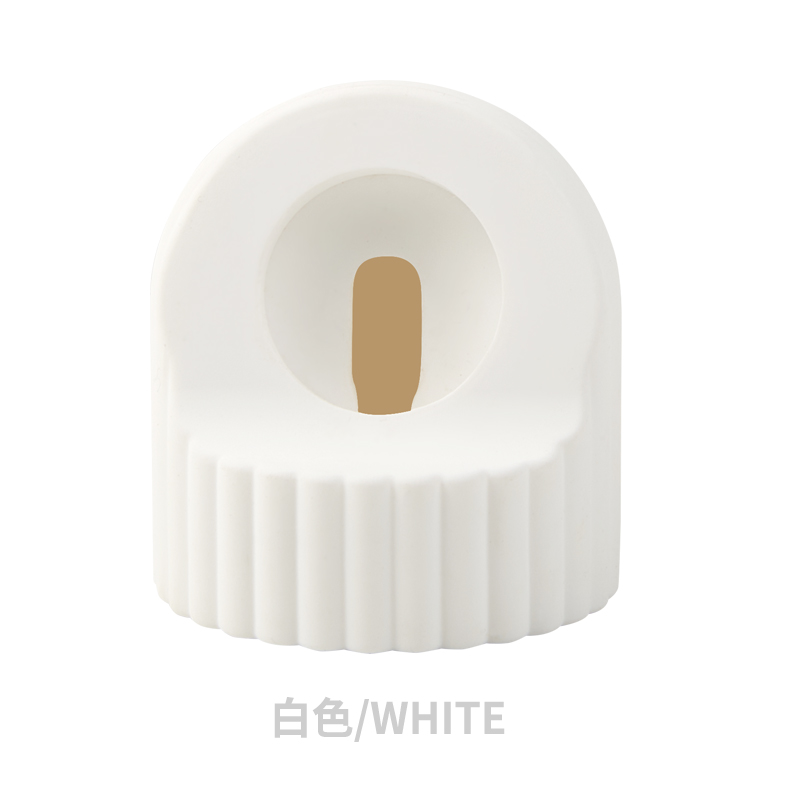 Soporte de cargador de silicona suave para Apple Watch Series 8, 7, 6, 5, 4, 3, 2, 1 SE, estación de carga Iwatch, accesorios de soporte de escritorio: Color blanco