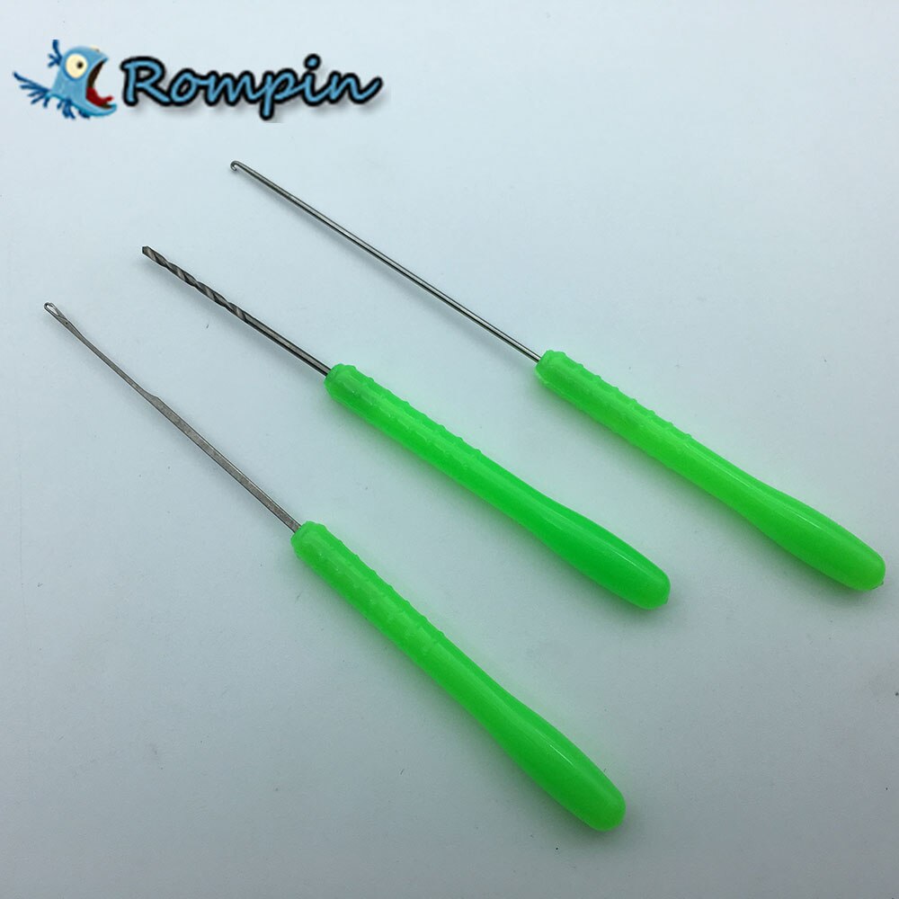 Rompin-Conjunto Combinado 3 en 1, , Kit de aparejos de pesca de carpa, juego de herramientas de aguja de cebo, Kit de herramientas de aparejo de pesca con bolsa