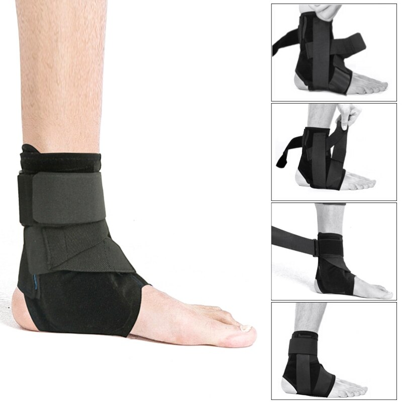 Enkelbrace Ondersteuning Sport Verstelbare Enkelbandjes Voet Stabilizer Orthese Voetbal Compressie Fasciitis Plantaris Voet Protectot