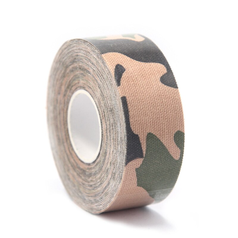 2.5cm X 5m Kinesiology Kinesiotape Roll Cotton Elastic Adhesive Sports Muscle Patch Tape Bandage Physio Strain Injury Support: green camouflage