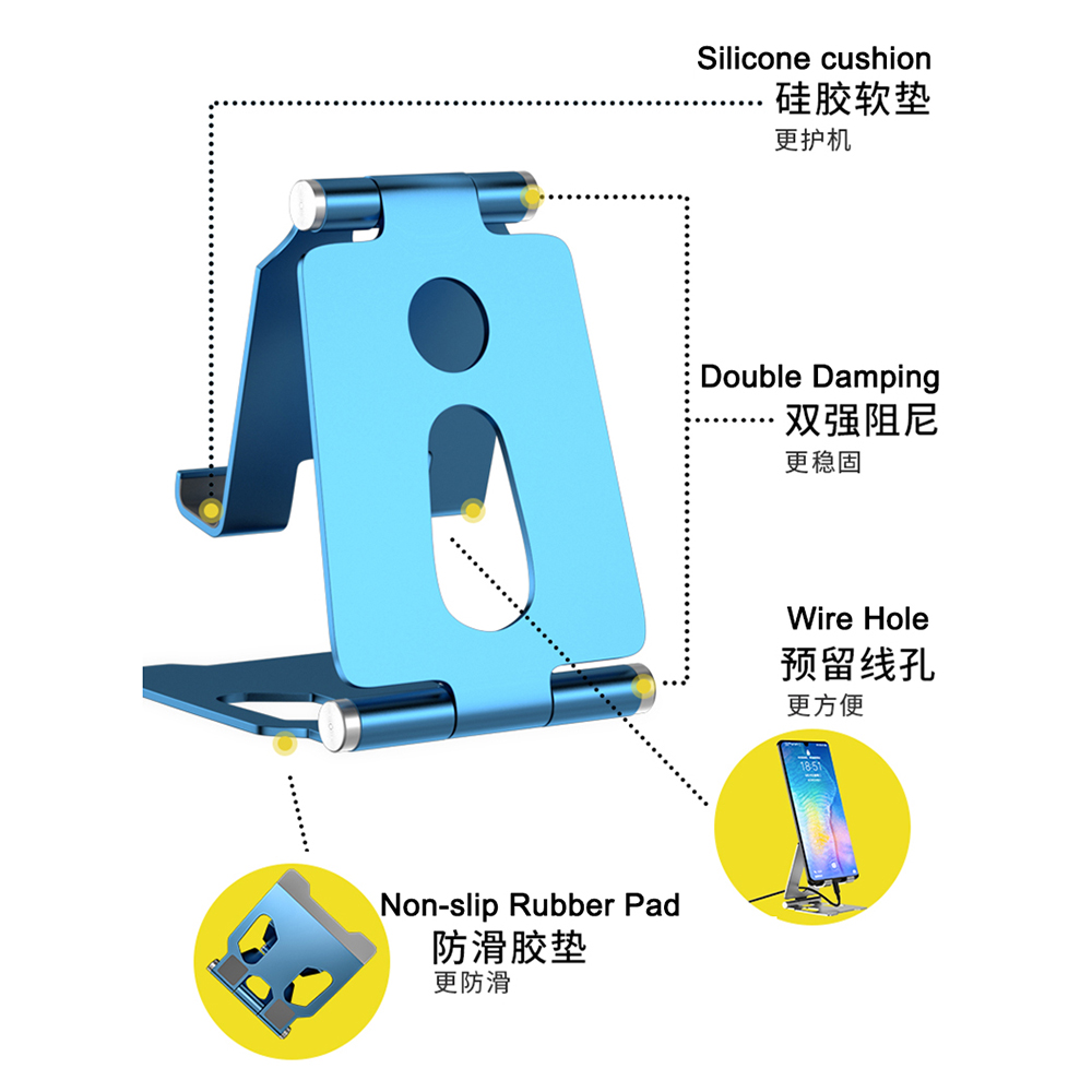 Stojak na telefon iPhone 13 14 Pro Xiaomi mi 9 Metalowy uchwyt na telefon Składany stojak na telefon iPhone 12 11 XS
