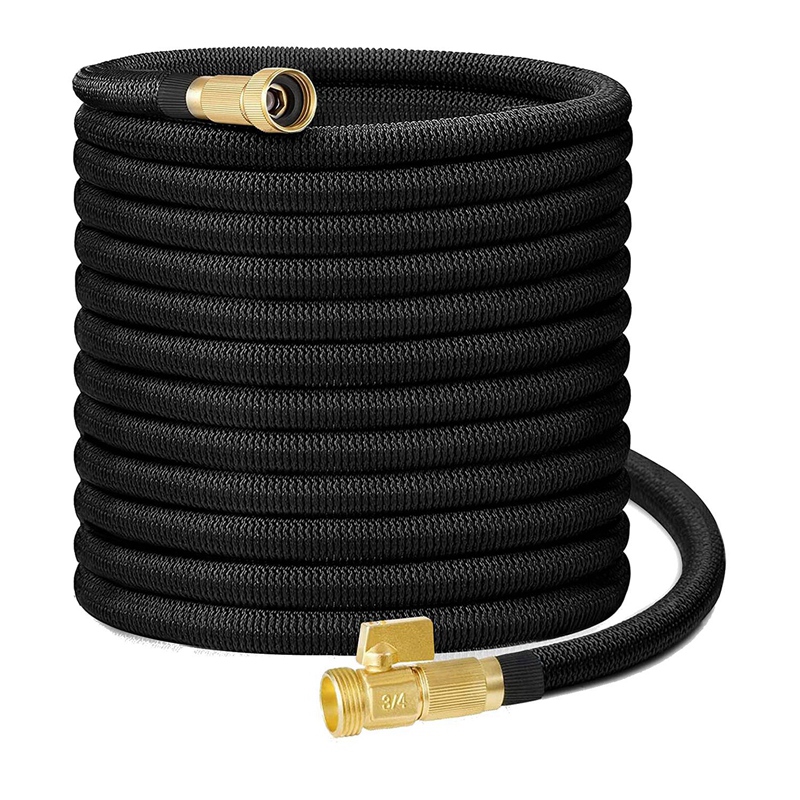 Garden Hose 100FT, Flexible Lightweight Expandable Hose Expanding Durable Water Hose with 3/4 Inch Solid Brass Fittings: Default Title