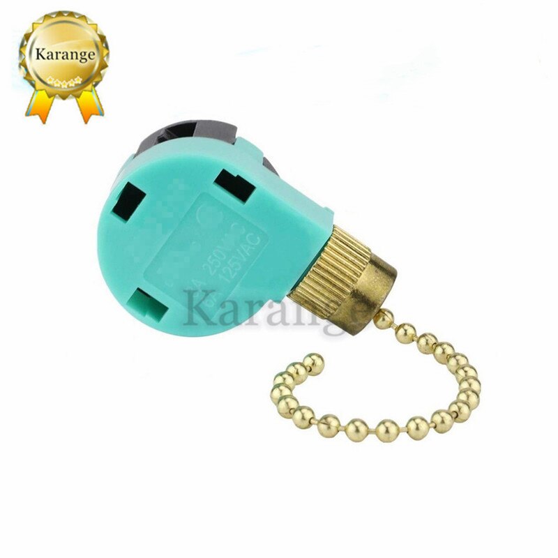 Ceiling Fan Switch 3 Speed Zing Ear 360 degree ZE-268S6 Hunter SW-A09 Green 3.7x2.7x2.3cm