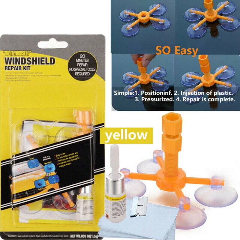 Environmental ABS Car Glass Repair Kit Chip Screen Premium DIY Auto Windshield Wind