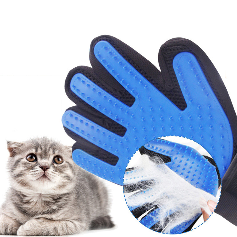 Silikon Hund Hundesalon Handschuh Katzen Pinsel Kamm Deshedding Haar Handschuhe Hunde Schlecht Reinigung Liefert Ebene Kämme