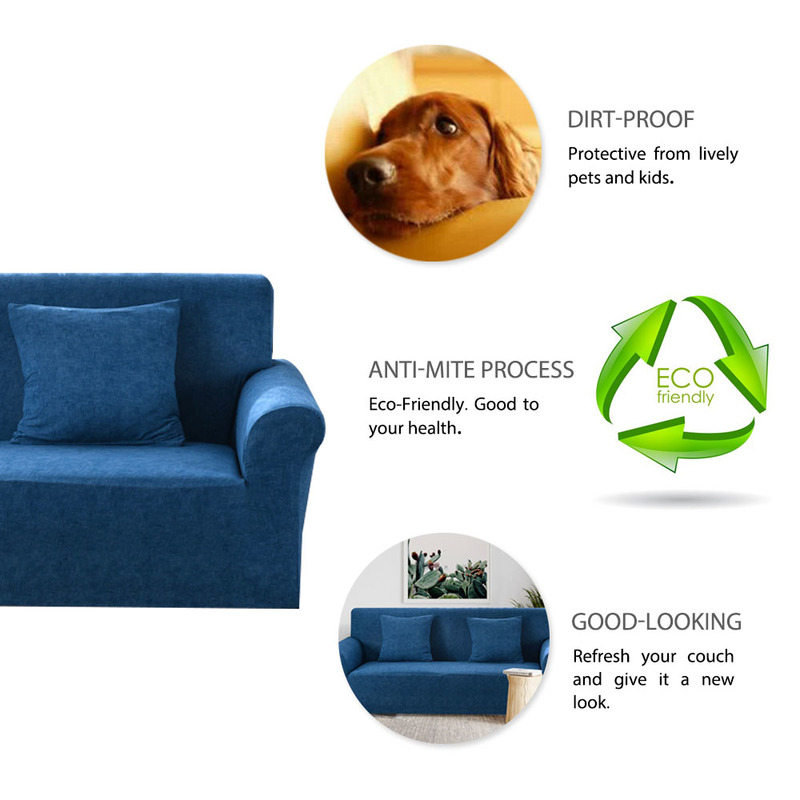 Sofa Cover Elastic Sofa Slipcovers Sofa Covers for Living Room Corner Sofa Towel Couch Cover Furniture Slipcover