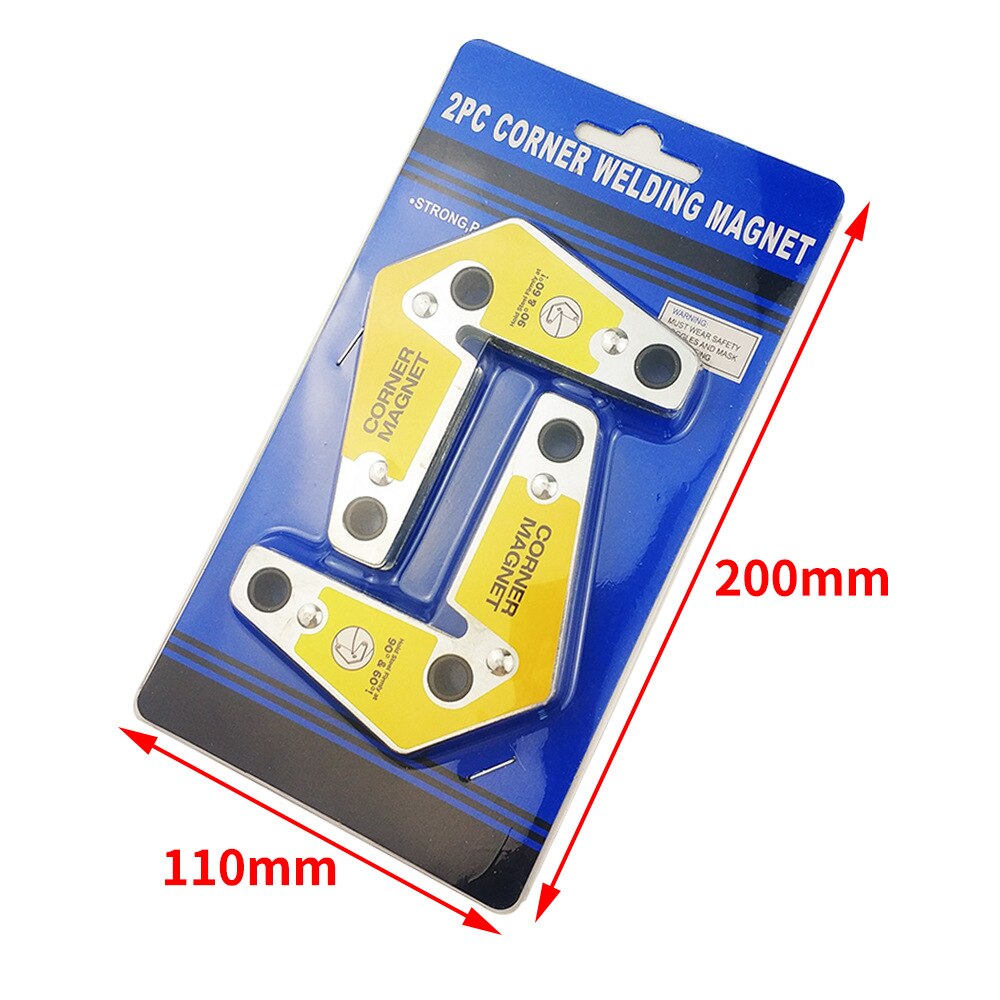2pcs Adjustable Welding Corner Magnet Holder Industrial Internal Angle Clamp Weld Fixture Welding Magnet Holder Locator Tools