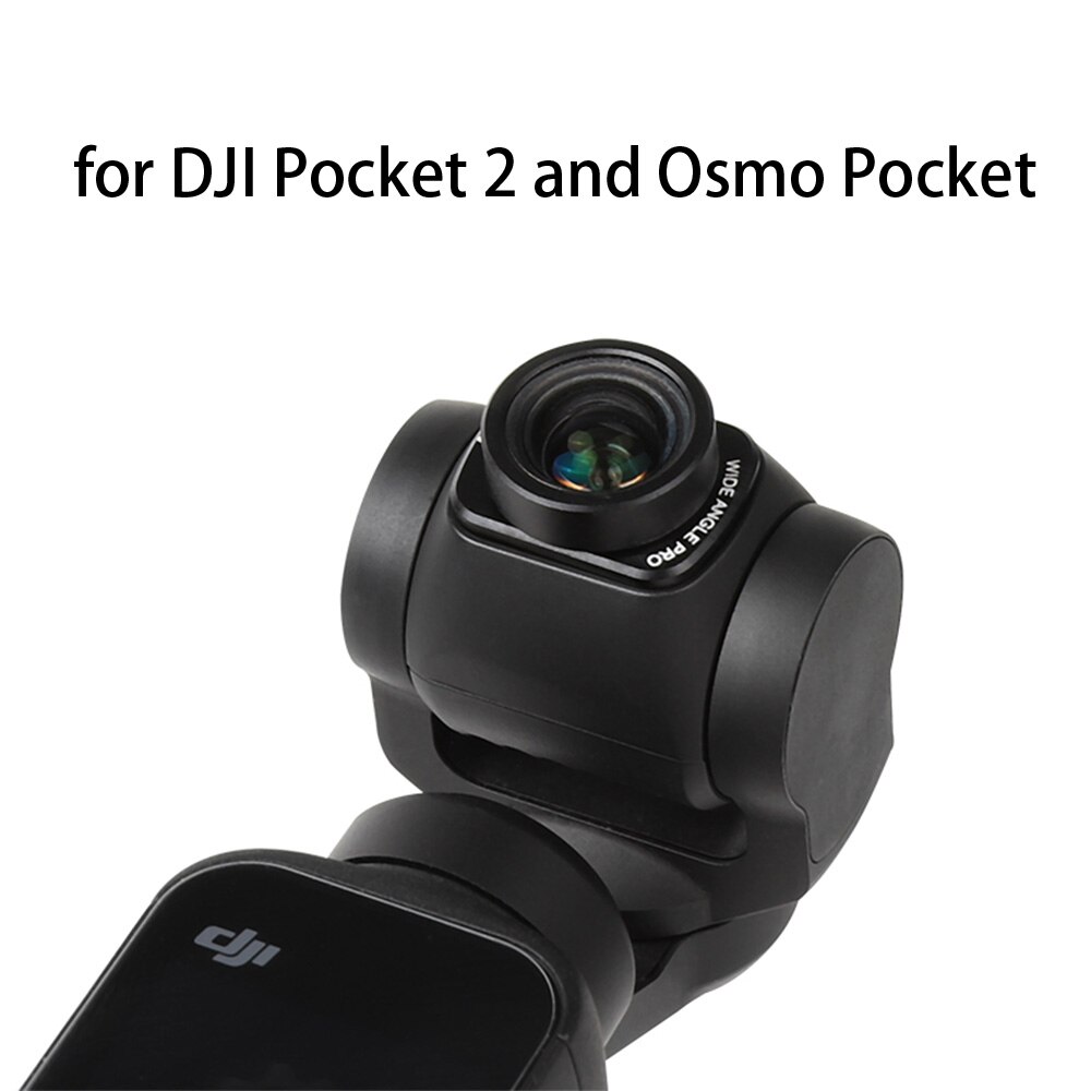 Hrr Groothoek Lens Voor Dji Pocket 2/1Camera, Osmo Pocket Lens Filter Magnetische Perfect Vlogging Accessoires