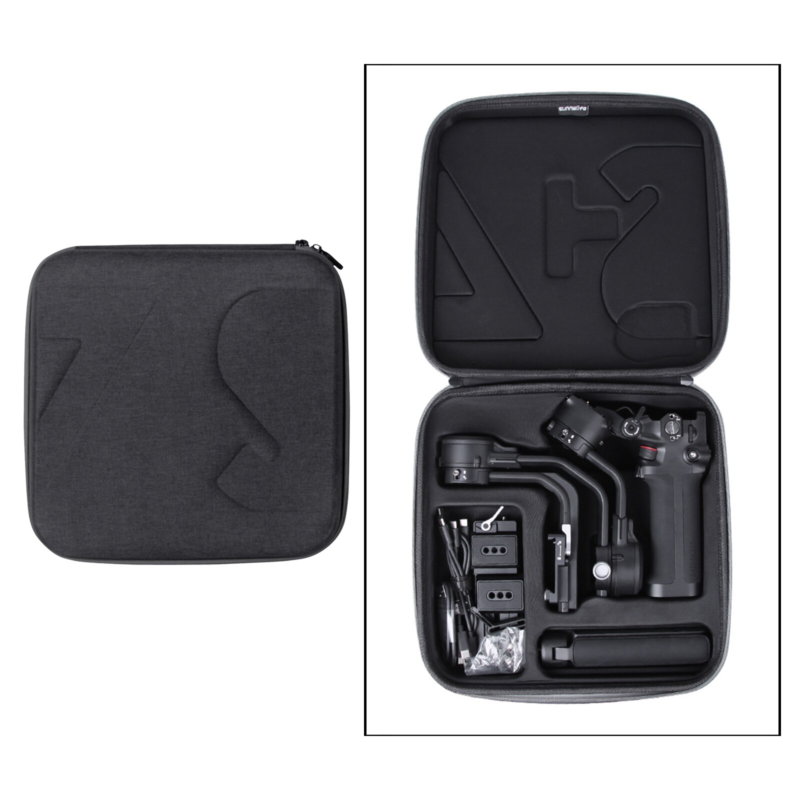 Bolsa de almacenamiento portátil de viaje multifuncional, apta para DJI RSC2 EVA, bolsos de mano a prueba de arañazos