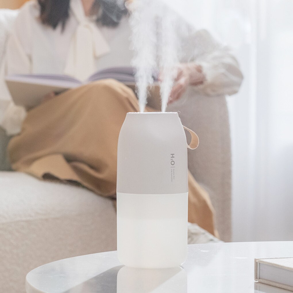 Wireless Air Humidifier Aroma Diffuser 2000mAh Battery Rechargeable Essential Oil Diffuser Double Nozzle Mist Maker Humidifier