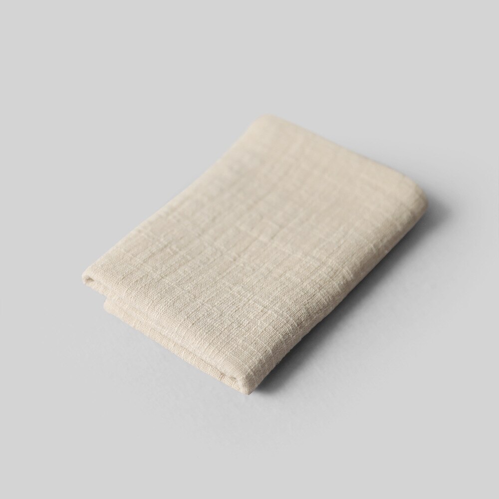 Katoen Linnen Theedoek Vaatdoek Servetten Zen Theeceremonie Mat Serveren Bloemen Accessoires Servet Voor Plaat: Line Tea towel 4