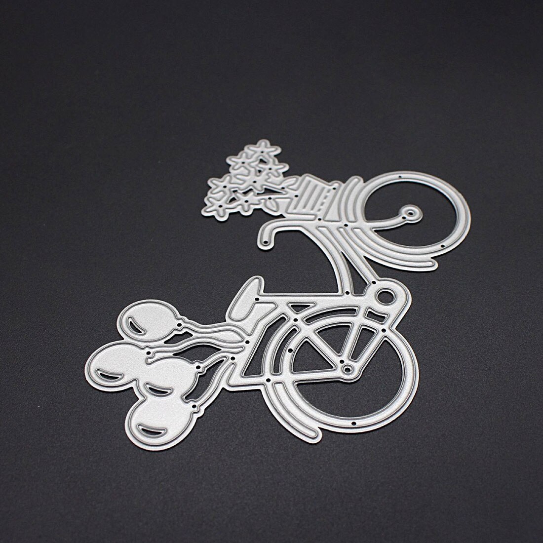 Dejlig cykel cykel diy metal skære dør stencil stencils til skrot booking papir prægemaskine metal skæreprodukter