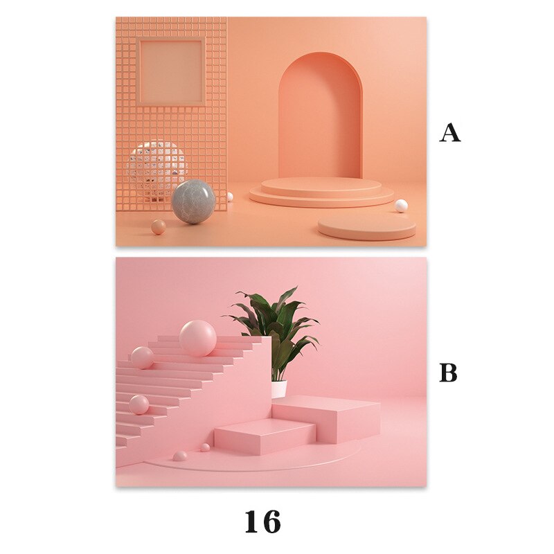Arrière-plan de photographie Double face 57x42cm, toile de fond de table, accessoires de produits cosmétiques, séance Photo pour bijoux alimentaires: Orange Rouge