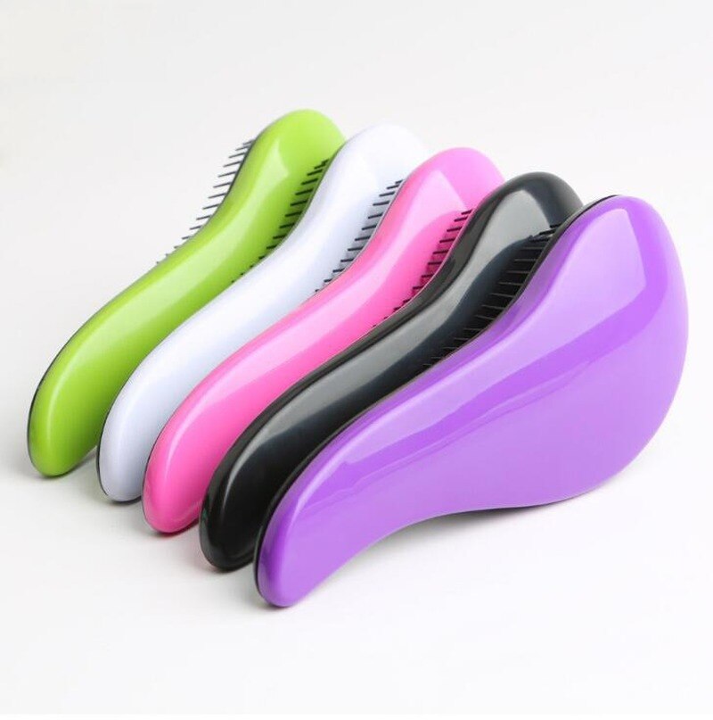 1Pc Magic Handvat Kam Anti-Statische Massage Douche Borstel Salon Styling Exquite Professionele Handige Hair Styling tool Kam