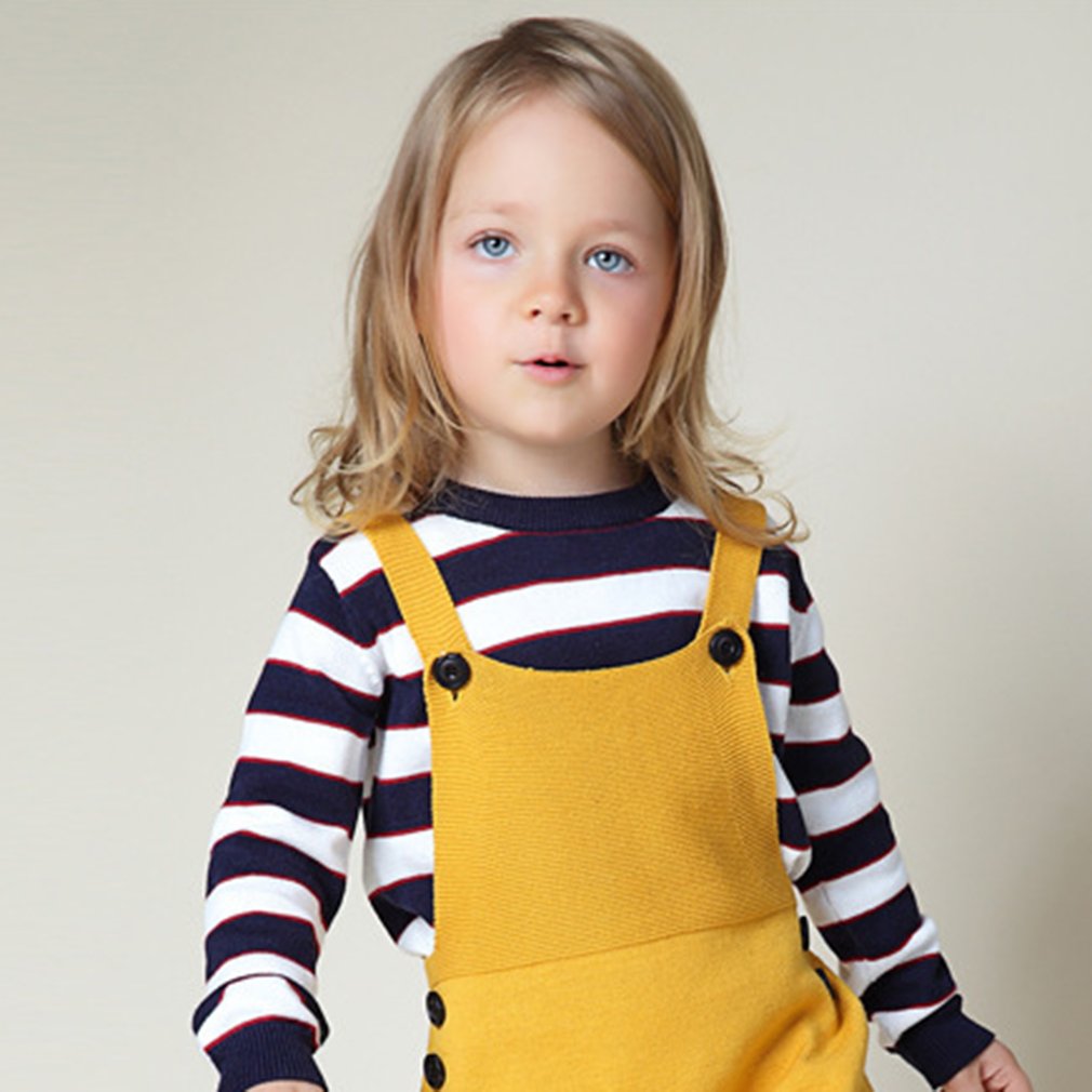 1-5y outono roupas de bebê unisex bolso do bebê malha macacão macacões meninos meninas doces cor harem calças crianças roupas