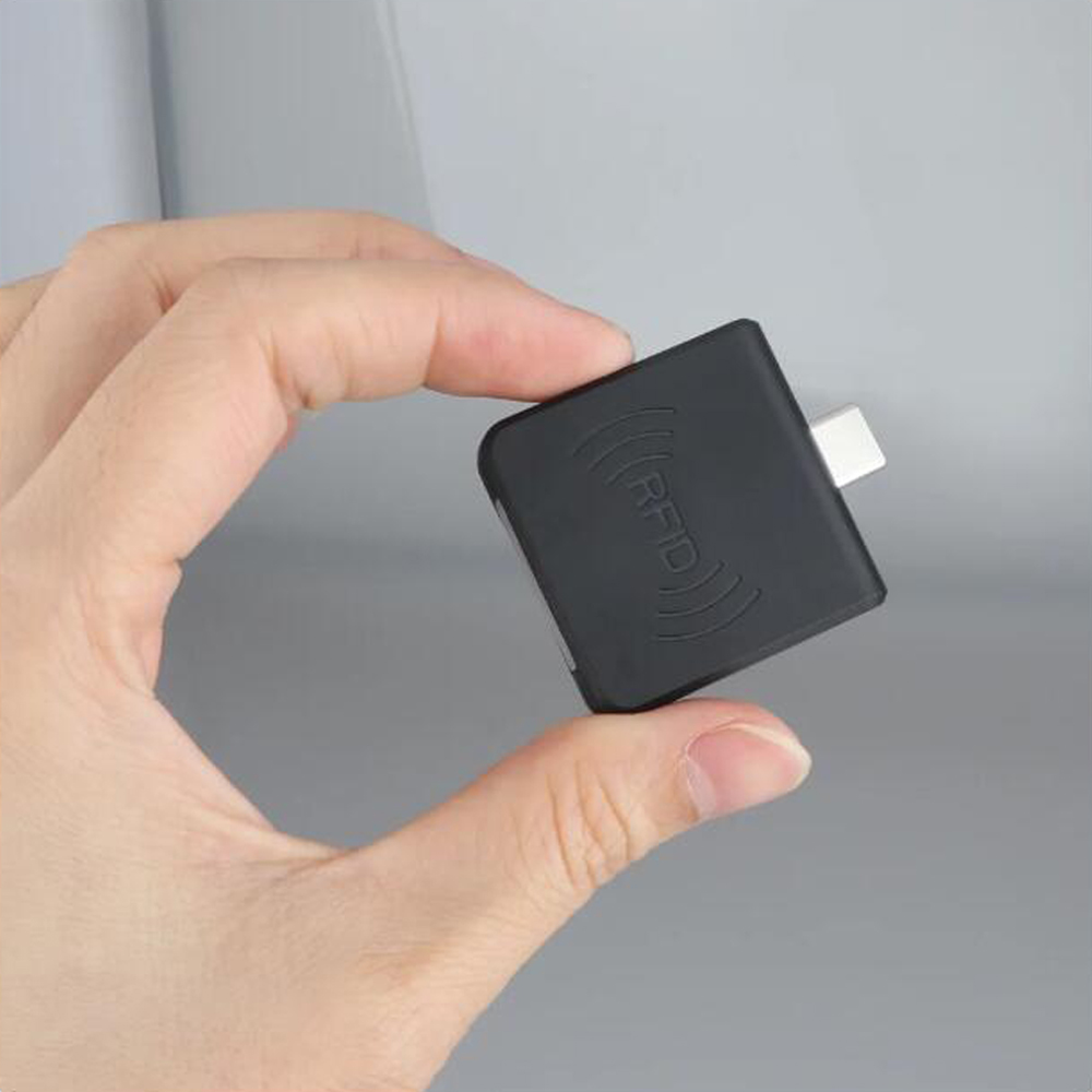 Tablette RFID IC/lecteur de carte ID, R65 13.56 successifs Z/125 SHIRT Z pour puce TK4100 EM4100 mini type-c/micro interface pour téléphone mobile Android