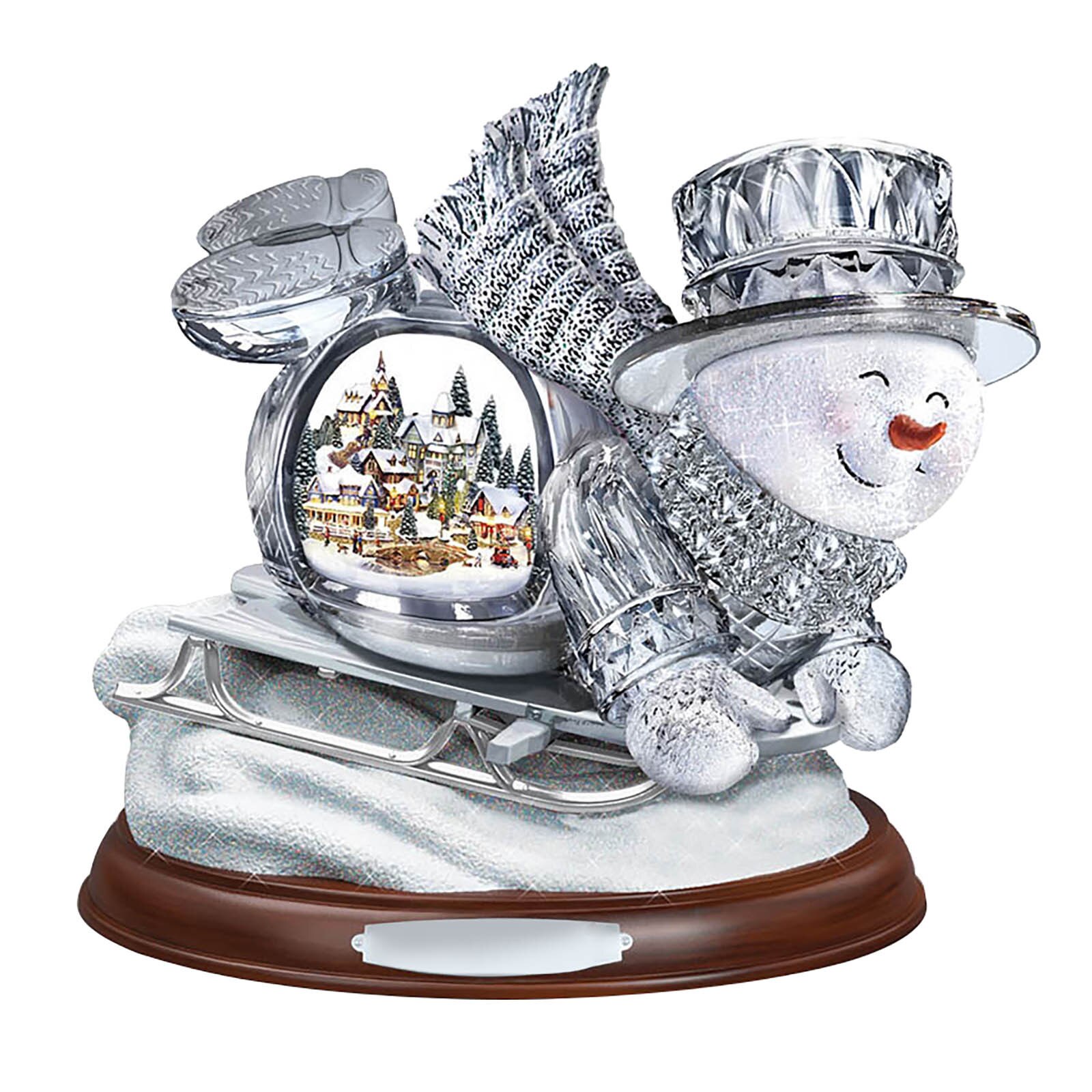 Christmas Tree Rotating Sculpture Train Decorations Paste Window Paste Stickers Christmas Decorations for Home Adesivos de pared: N