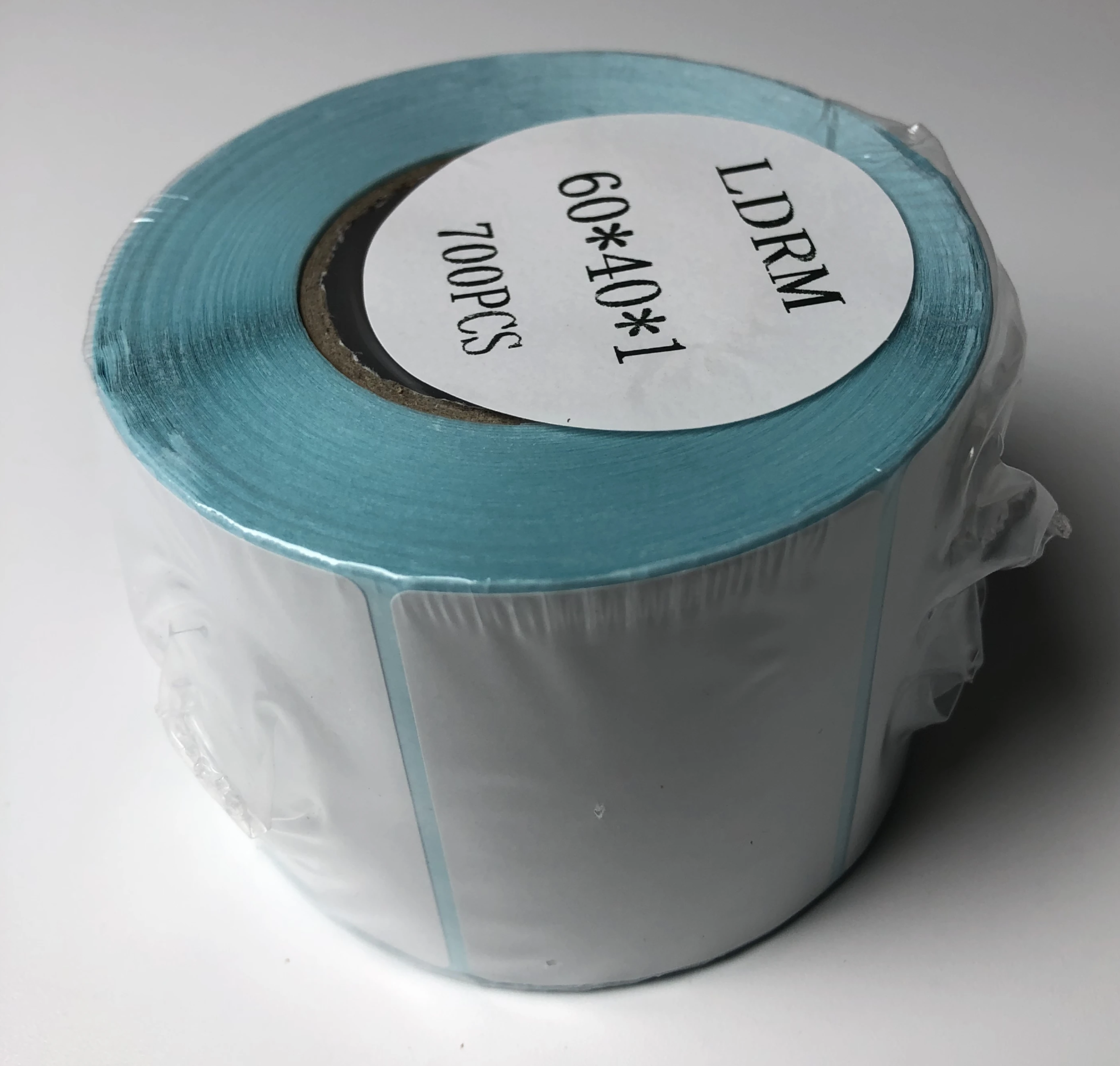 Rouleau d'étiquettes thermiques auto-adhésives, 700 pièces/rouleau, prix de supermarché, étiquette de code à barres vierge, impression directe, papier d'impression étanche: Marron