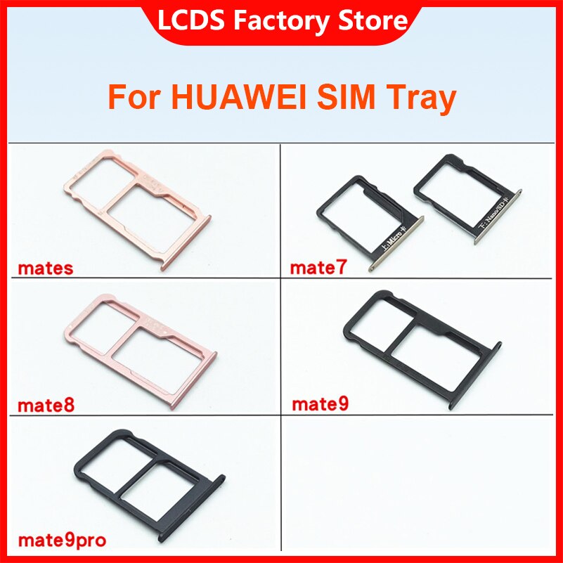Aaa Sd-geheugenkaart Microsd Houder Nano Sim Card Tray Slot Adapter Voor Huawei Mate S Mate 7 Mate 8 Mate 9 Mate 9 Pro