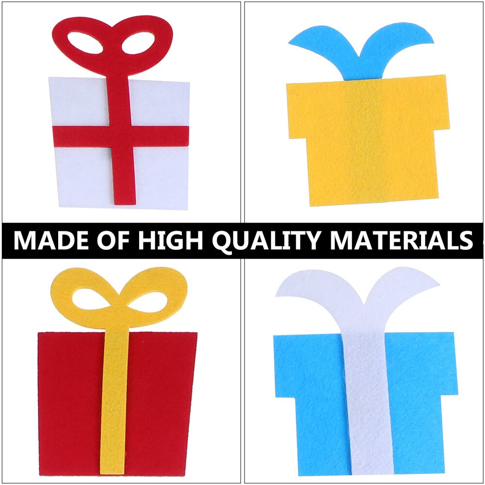 1 Set DIY Wall Decor Felt Christmas Tree Hanging Ornament Lovely Christmas Decor