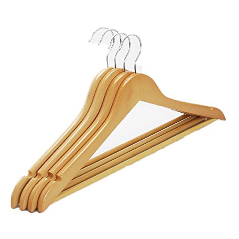 Cintre en bois Durable Anti déformation | Support de rangement Anti déformation pour vêtements jupe robe adulte, cintre présentoir pour vêtements