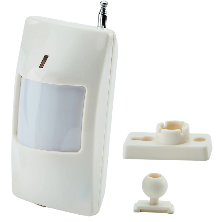 Detector de movimiento infrarrojo antirrobo, sensor PIR inalámbrico de código ajustable, chip 2262, 433 MHz, ALARMA DE SEGURIDAD PARA EL HOGAR,