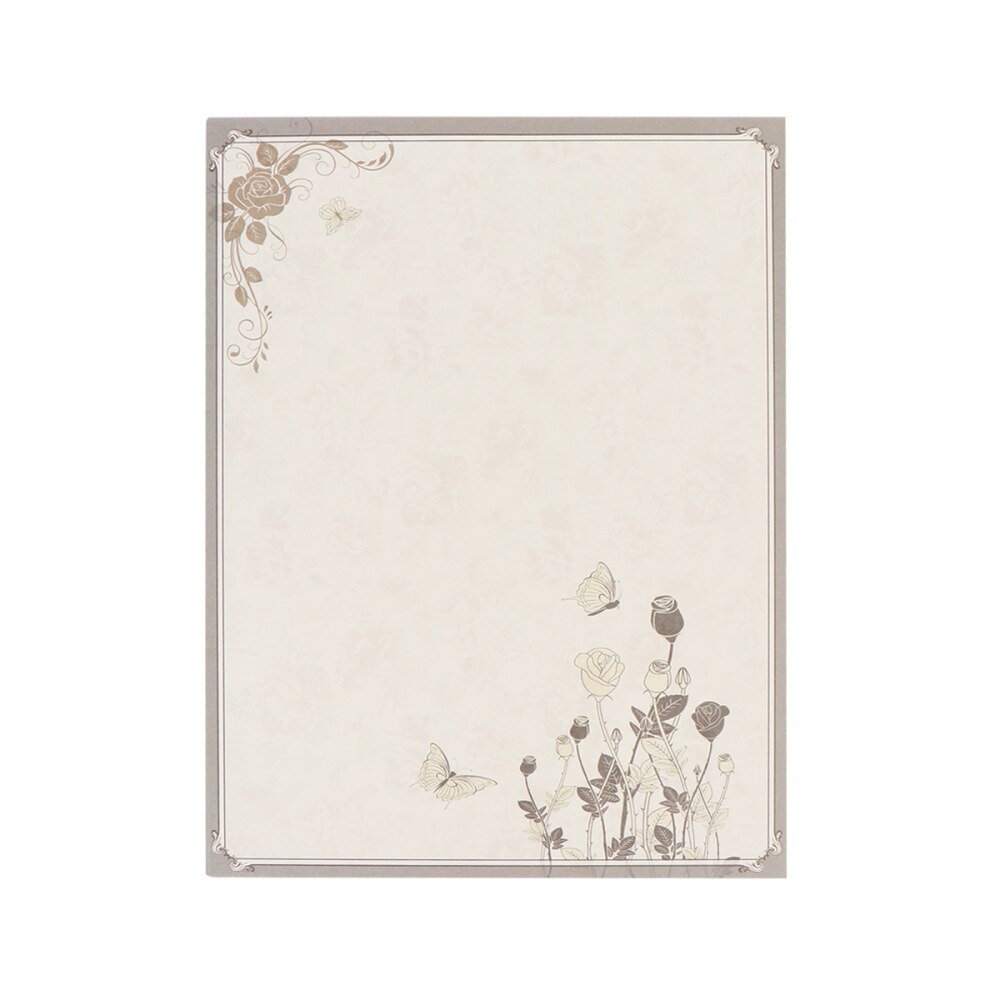 40PCS Retro Writing Paper Chinese Style Letter Paper Ancient Rhyme Note Paper Smooth Stationery Sign Paper for Home Office Schoo