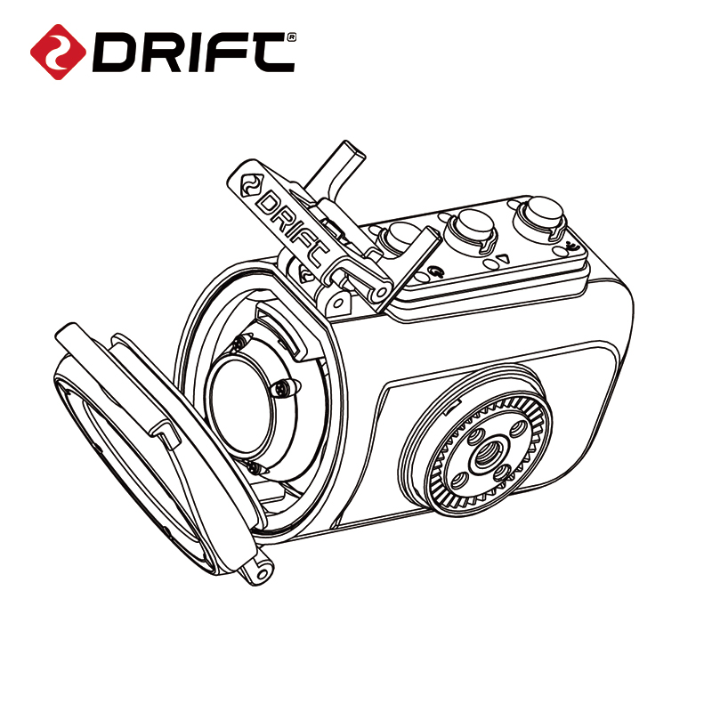 Original Drift Action Sports Camera 60M Waterproof Housings Case for Ghost 4K and Ghost X