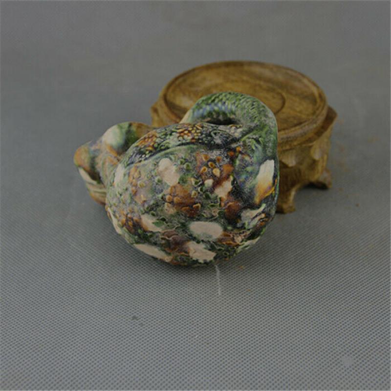 Chinese Tang Tri-Color Glazed Ceramics Duck Porcelain Brush Washer 4.5