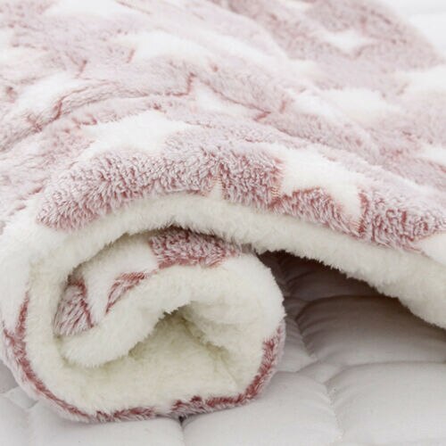 Mat Bed Soft Puppy Pet Supplies Blanket Dog Plush Sleeping Cat Warm Blankets: 6 / 49cm  32cm