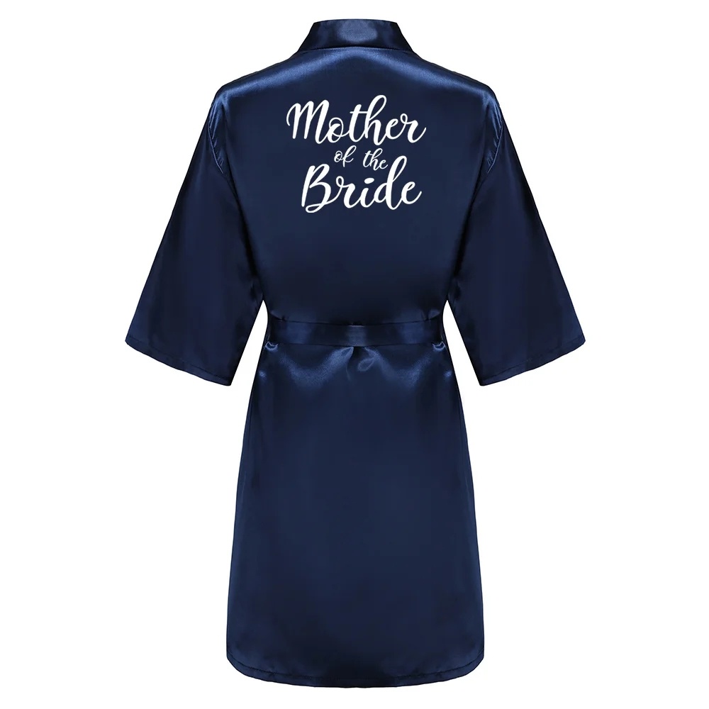 PRODESIGN Satijnen Kimono Badjas Lang - Elegante Nachtkleding En Bruidsmeisje Gewaad