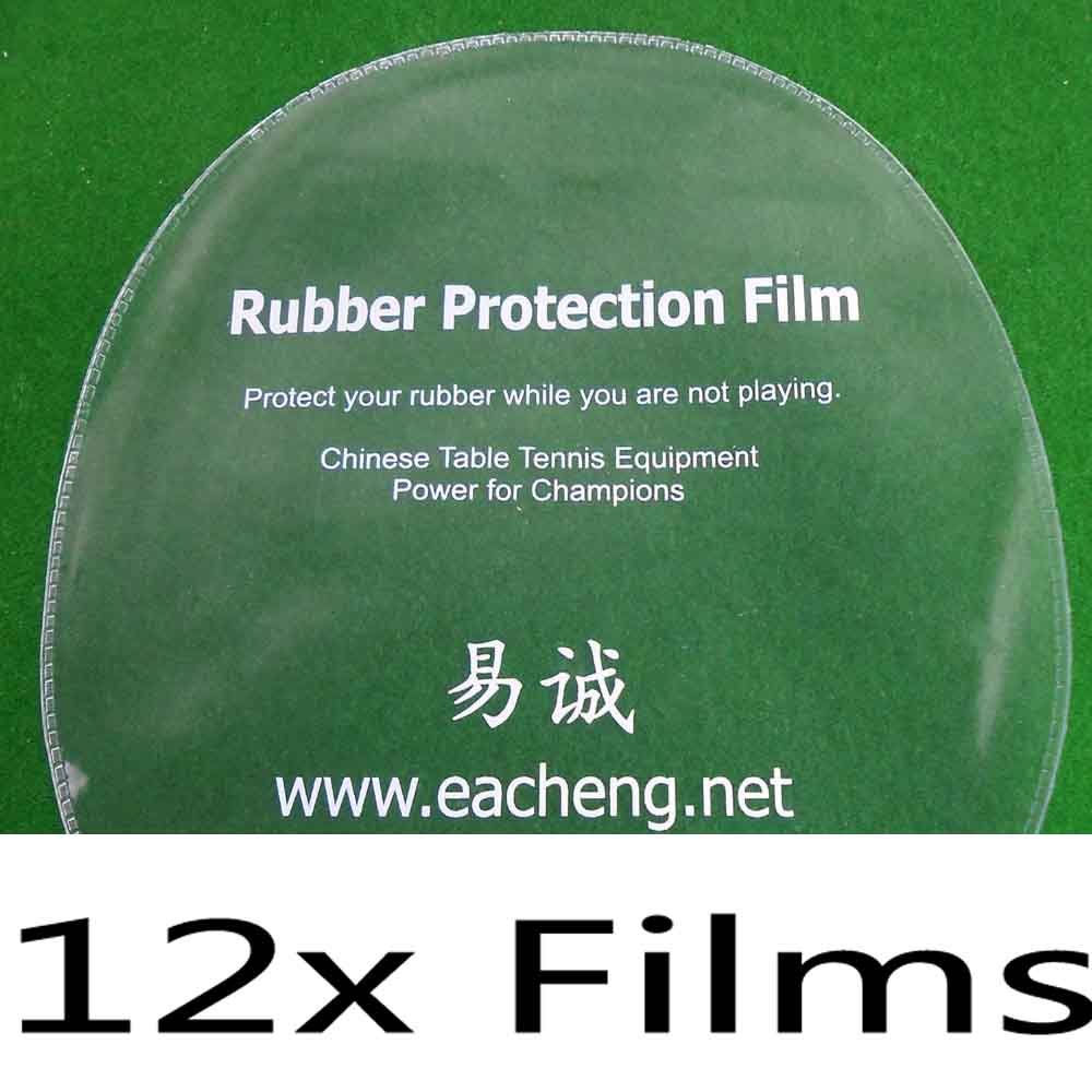 Eacheng bordtennis gummibeskyttelsesfilm til bordtennis bordtennisketcher: 12x film