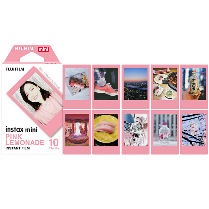 10 blätter Fuji Fujifilm instax Mini 11 9 filme weißen Rand 3 Zoll farbe Film für sofortig Kamera Mini 8 9 11 7s 25 Foto papier: Rosa
