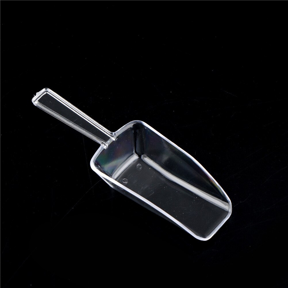 3 Pcs/Set Plastic Home Kitchen Food Scoops Clear Candy Sugar Scoop Buffet Wedding Party Supplies