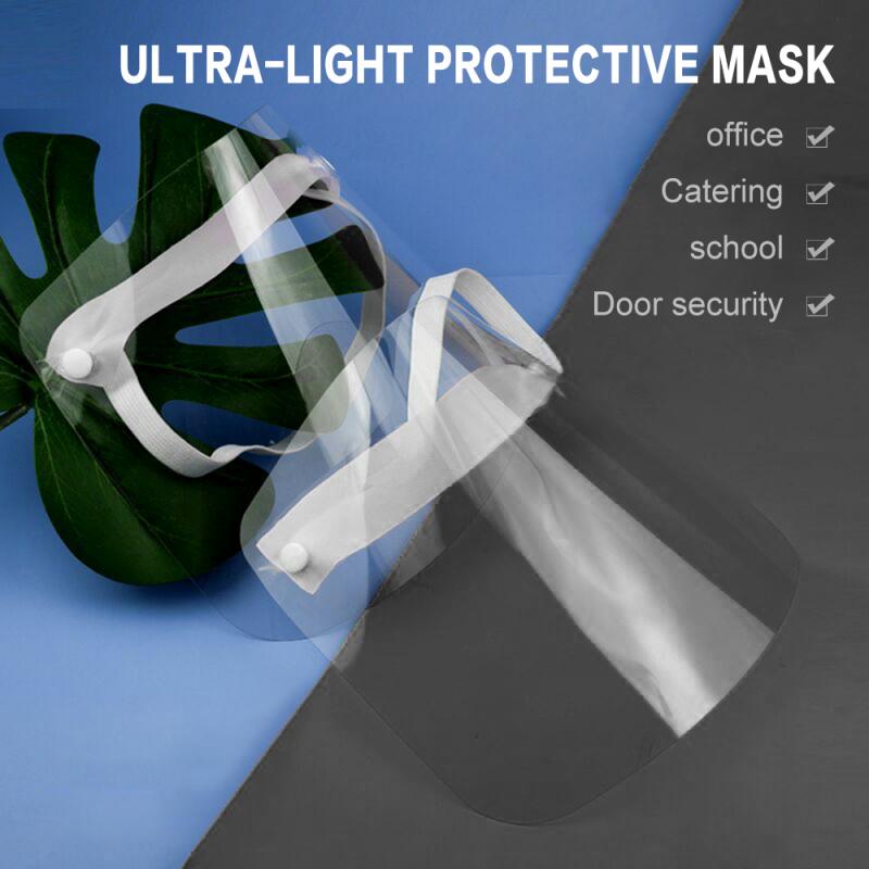 Odporna na kurz osłona T pełna twarz przezroczysta odporna na kurz osłona na narzędzia maska jasne okulary Twarz